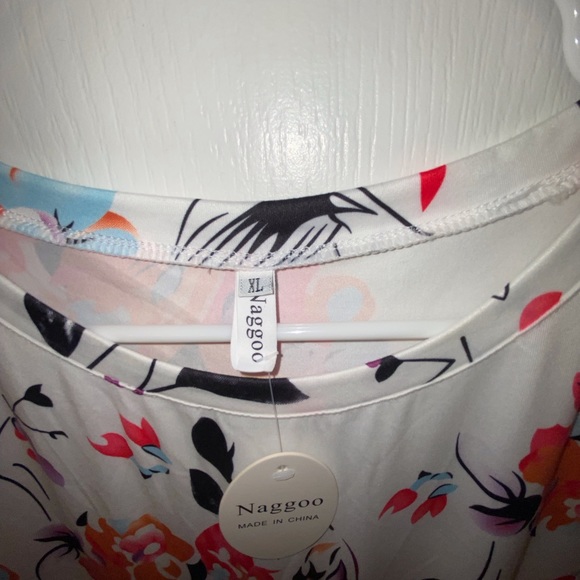 NWT | Naggoo Womens Short Sleeve Split Maxi with Pockets Dress Casual - Picture 7 of 16